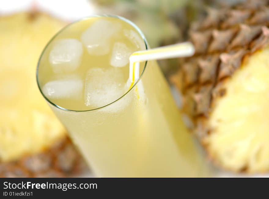 Pineapple And Juice Of Pineapple