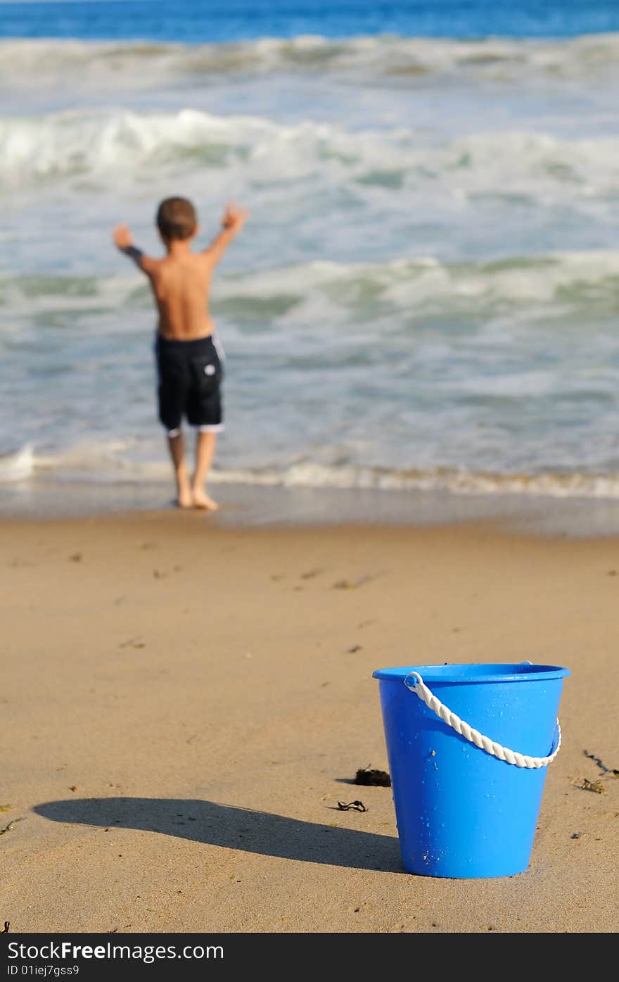 Boy on the beach