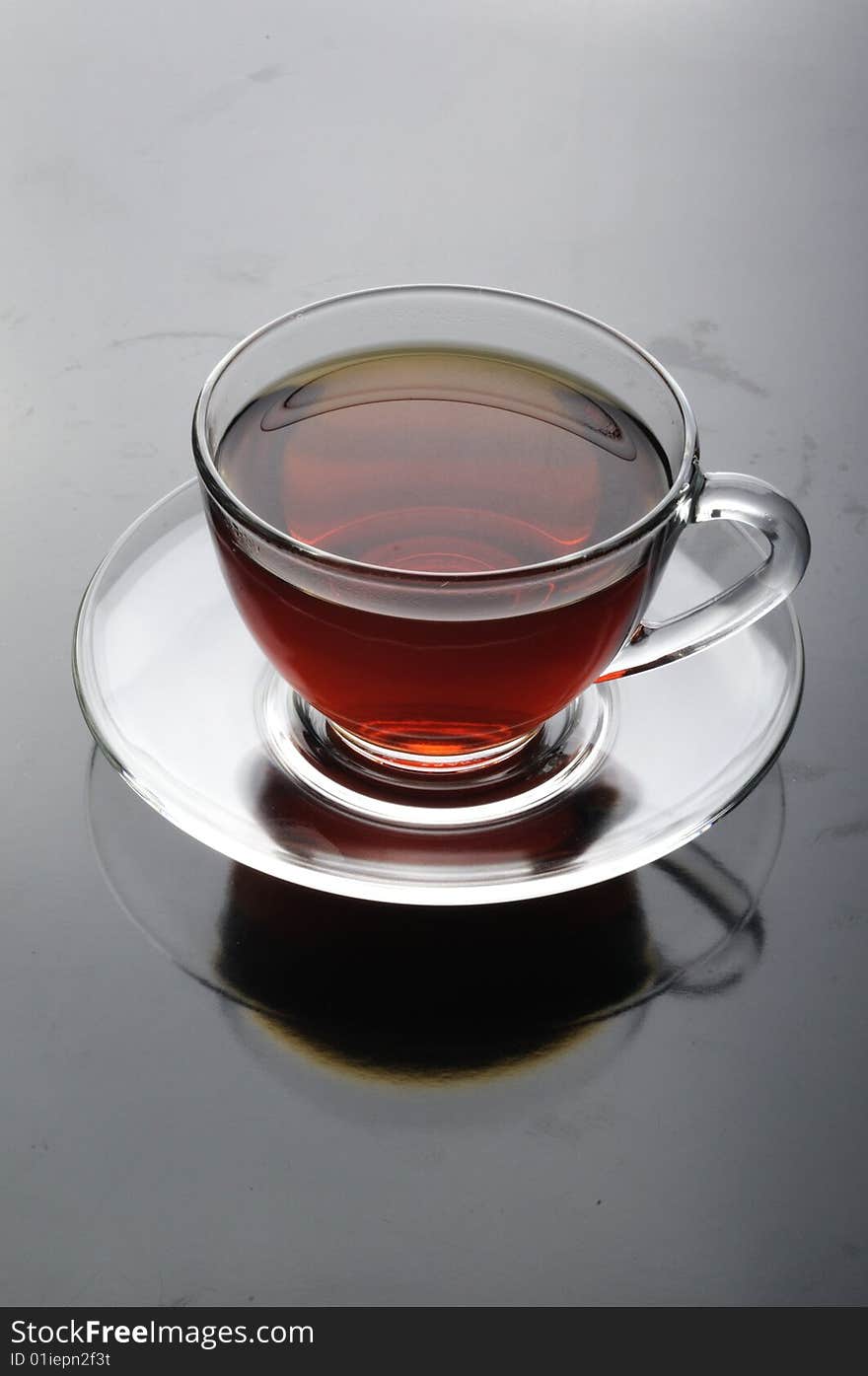 Glass Cup Of Tea