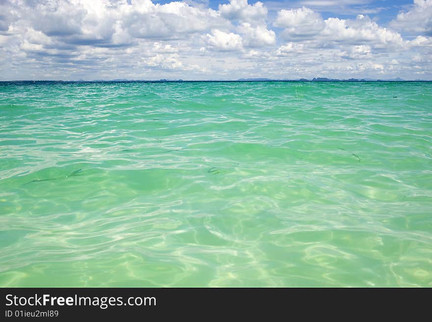 Clear Andaman sea near Koh Tub, Thailand. Clear Andaman sea near Koh Tub, Thailand