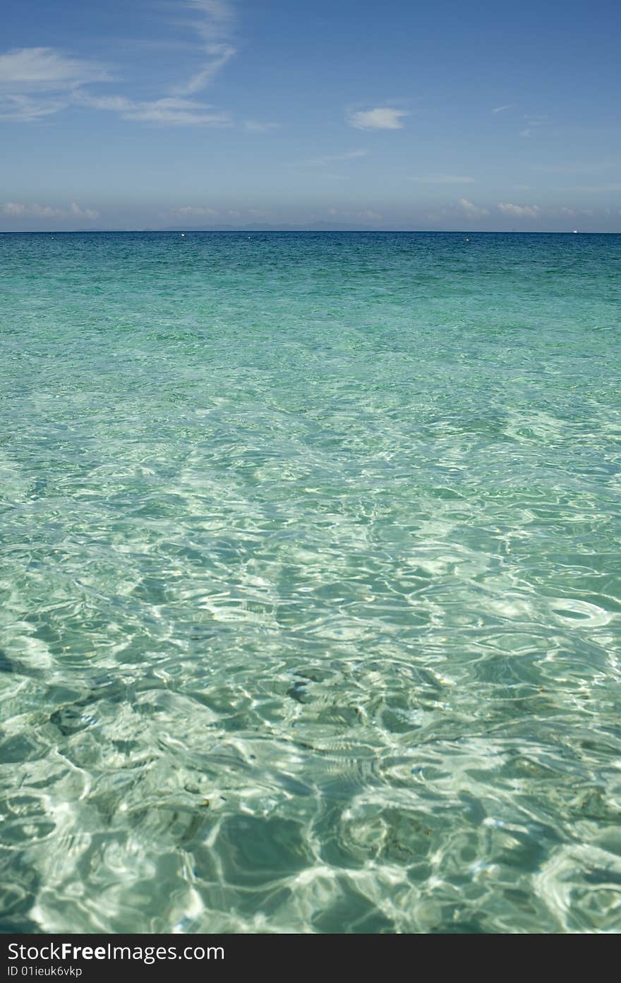 Clear Andaman sea near Phi-Phi islands, Thailand. Clear Andaman sea near Phi-Phi islands, Thailand