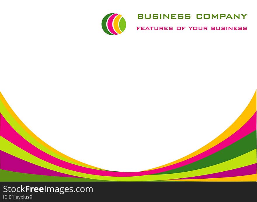 Color business background; decorate vector