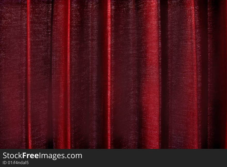 Red Velvet Stage Curtain