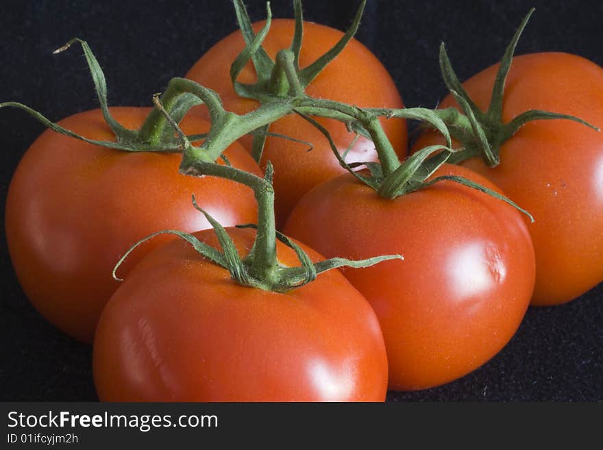 Tomatoes On Vine