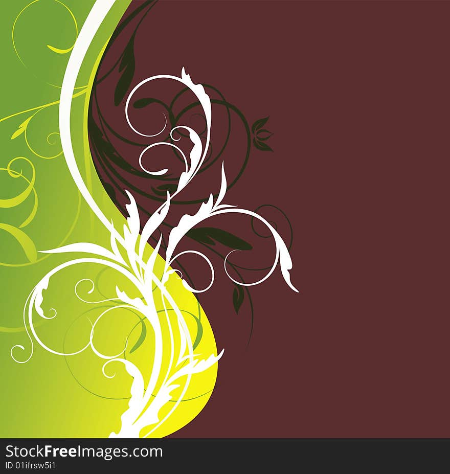 Colorful floral background.
vector illustration.