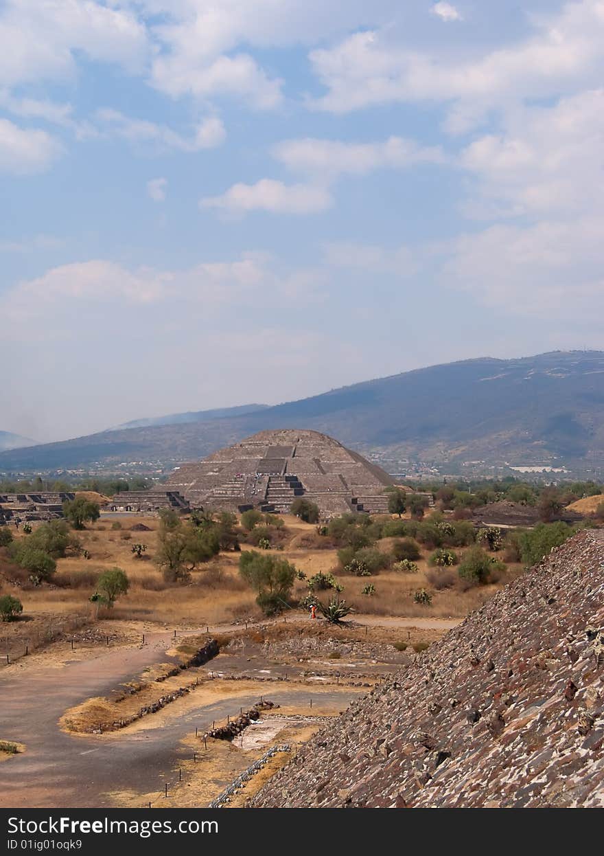 Pyramid of the Moon in Teotihuacan