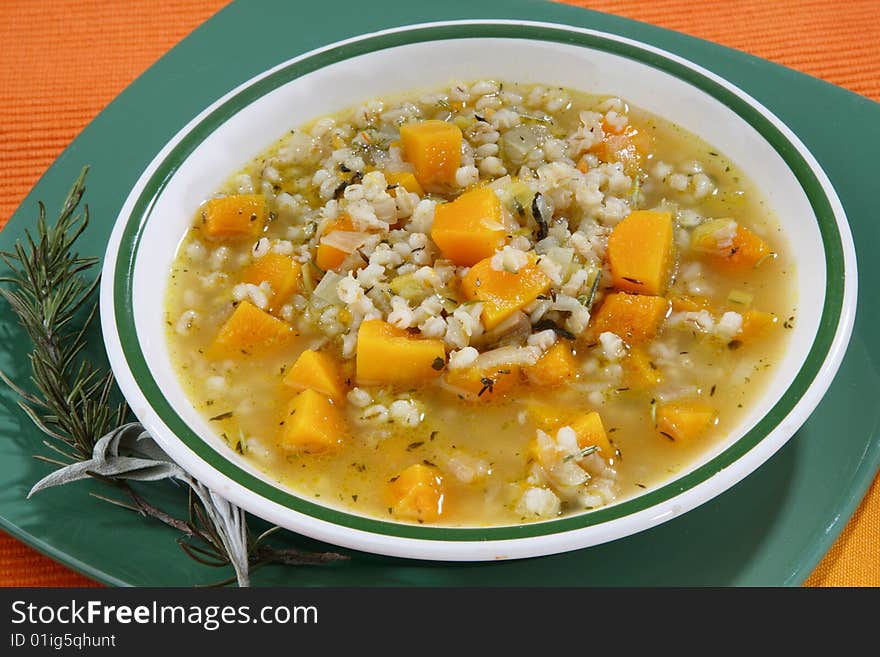 Vegetable Soup With Pumpkin