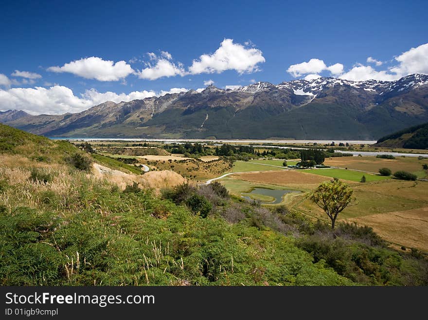 Beautiful Valley Landscape