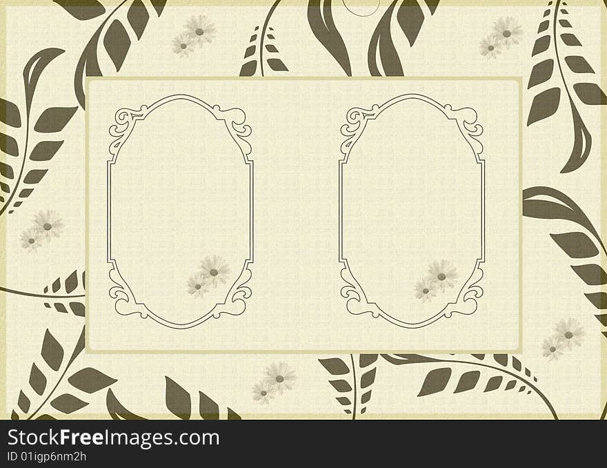 A beautiful background for greetings o invitation cards