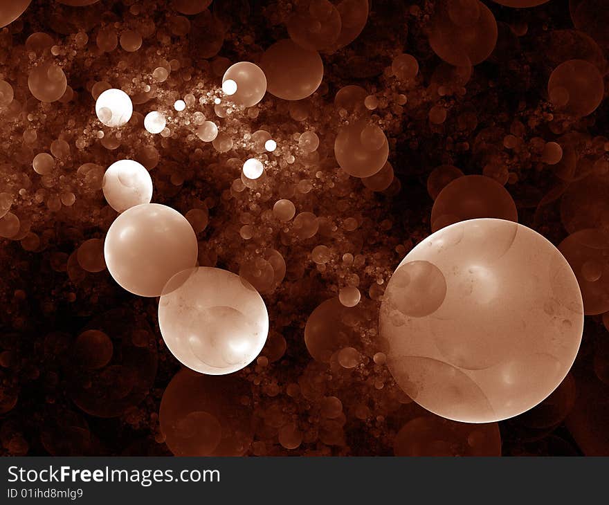 Abstract design background. Fractal illustration