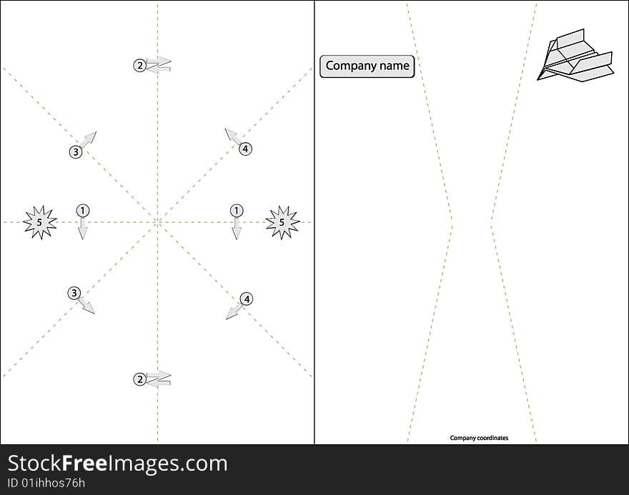 Letterhead for your company.For printing in gray tones. Letterhead for your company.For printing in gray tones.