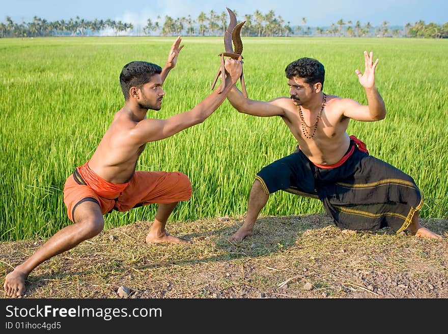 Kalarippayat, indian ancient martial art of Kerala. Kalarippayat, indian ancient martial art of Kerala