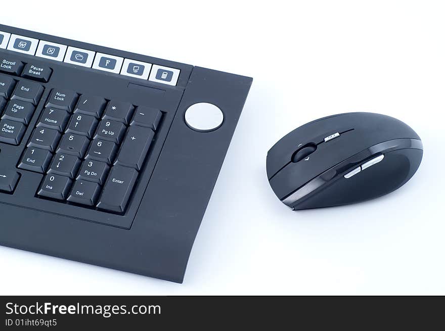 Wireless keyboard with mouse