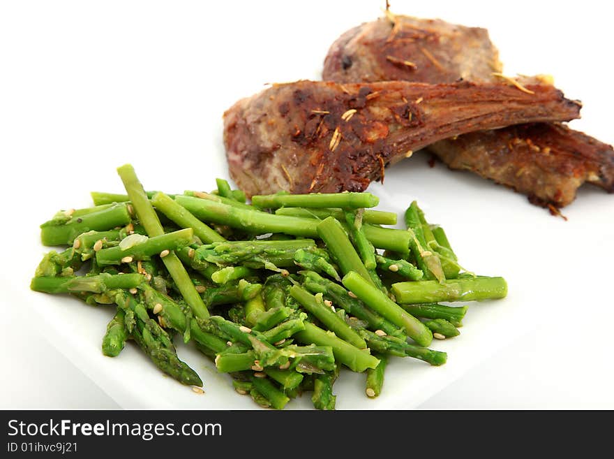 Ginger Lamb Chops