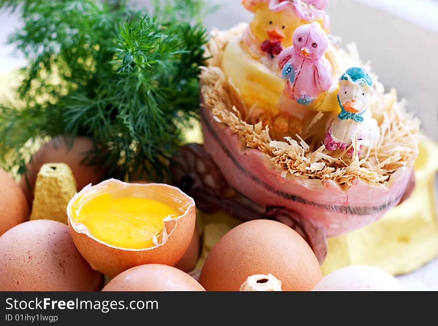 Eggs and chickens