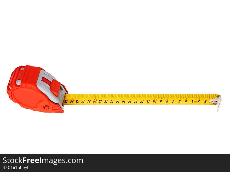 Red new tape-measure