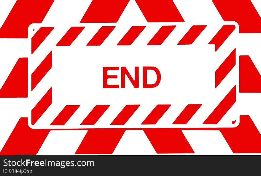 END Sign