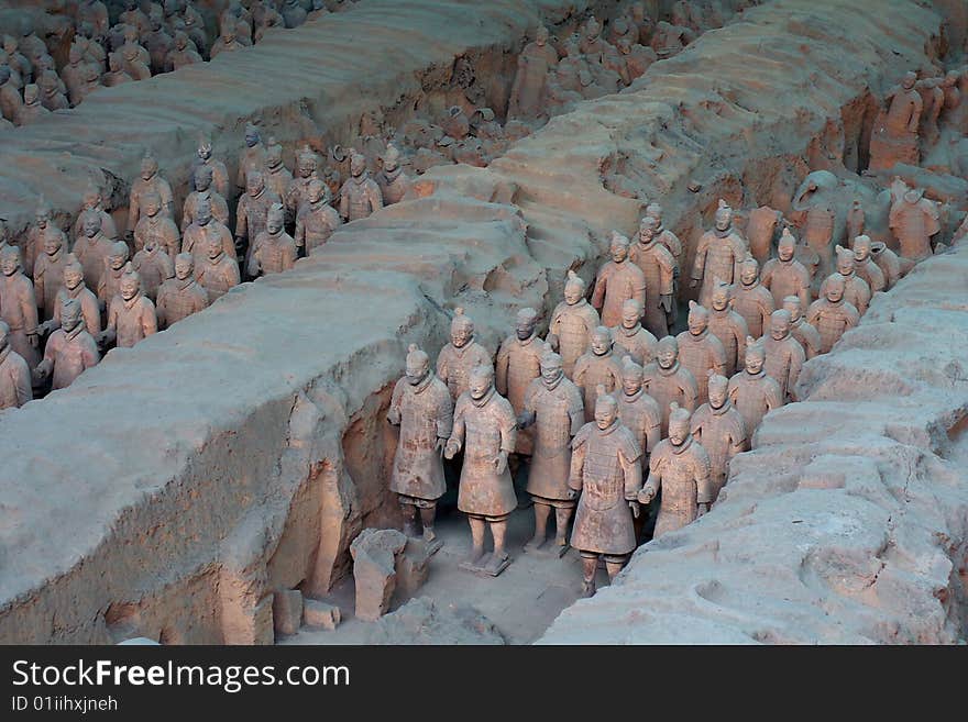 China/Xian:Terracotta Warriors And Horses