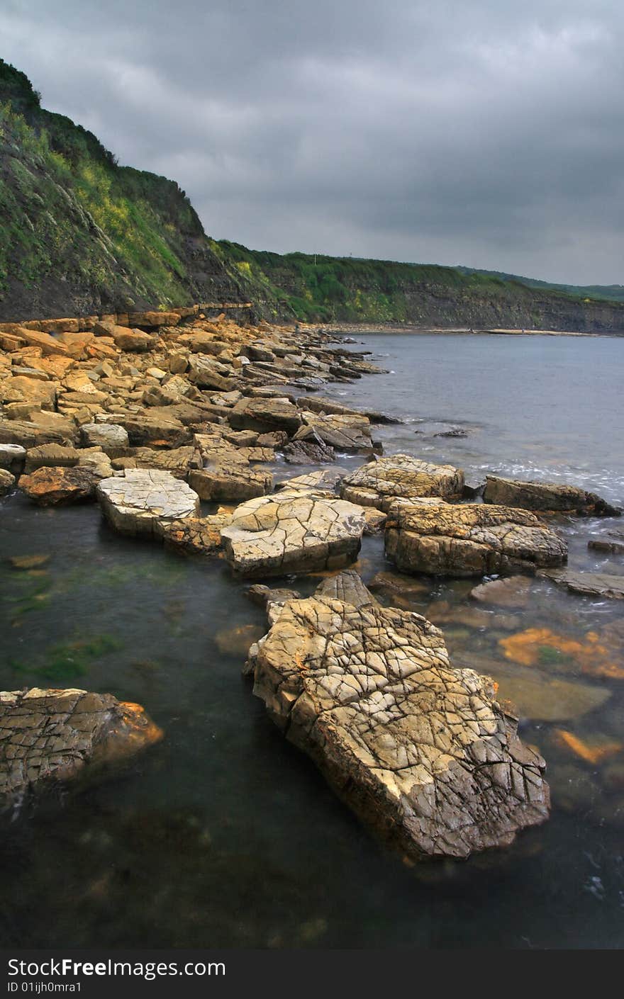 Kimmeridge rocks - Dorset, England