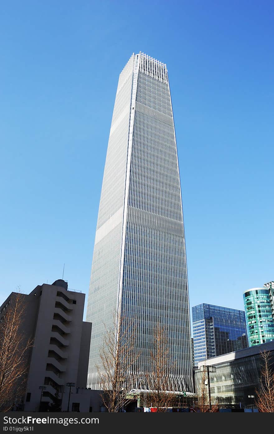 Very high office building in beijing,china