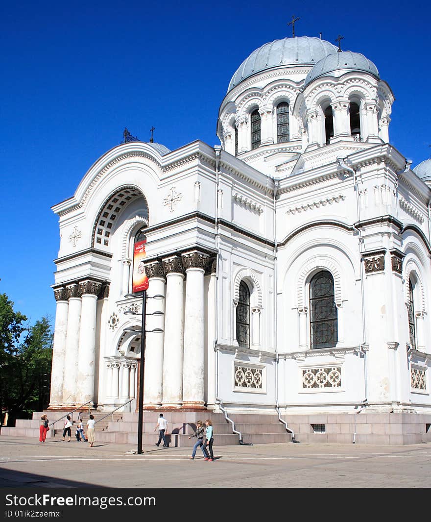 Church of Archangel Michael (Garrison church) in Kaunas. Church of Archangel Michael (Garrison church) in Kaunas