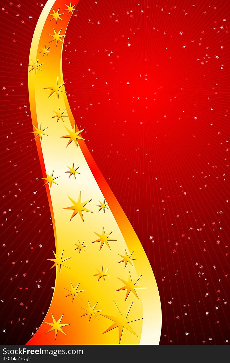 Vector illustration of Stars Background