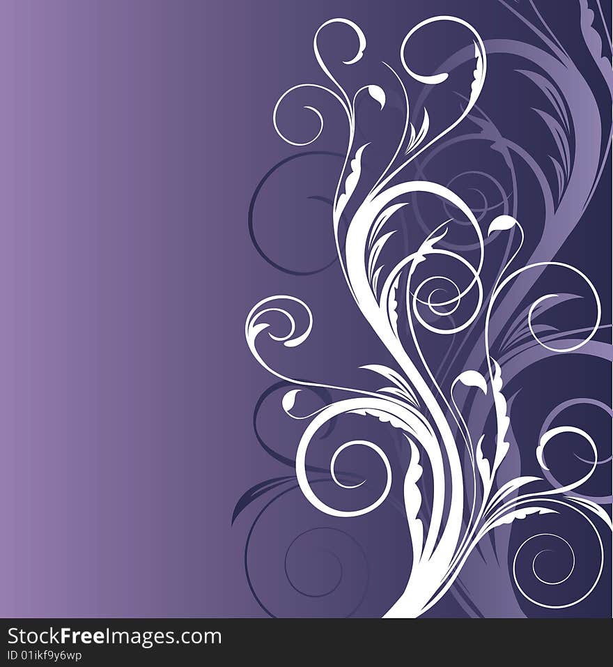 Floral pattern for your design (vector)