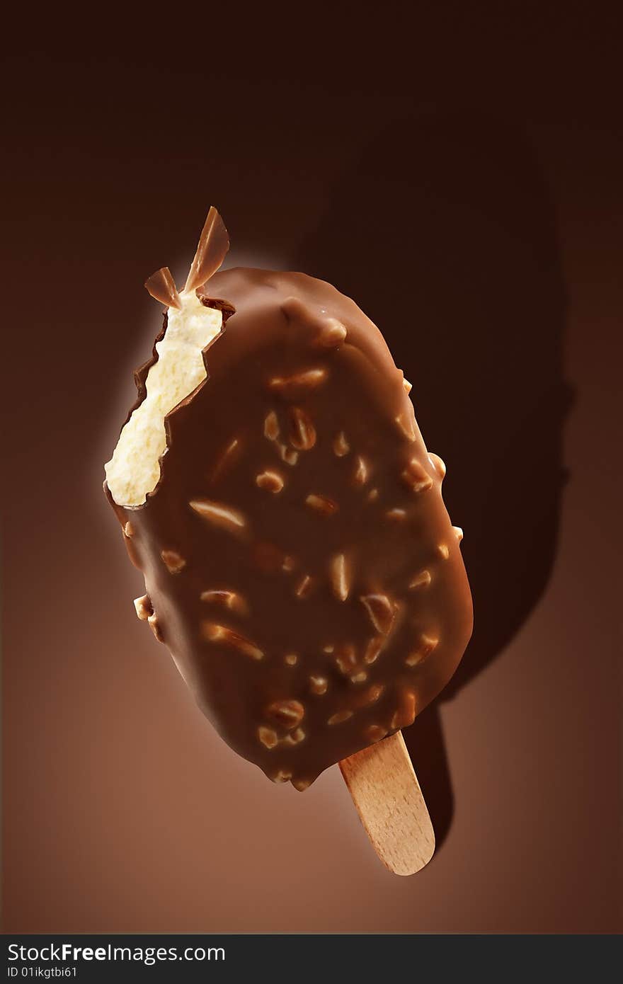 Chocolate Almonds Icelolly