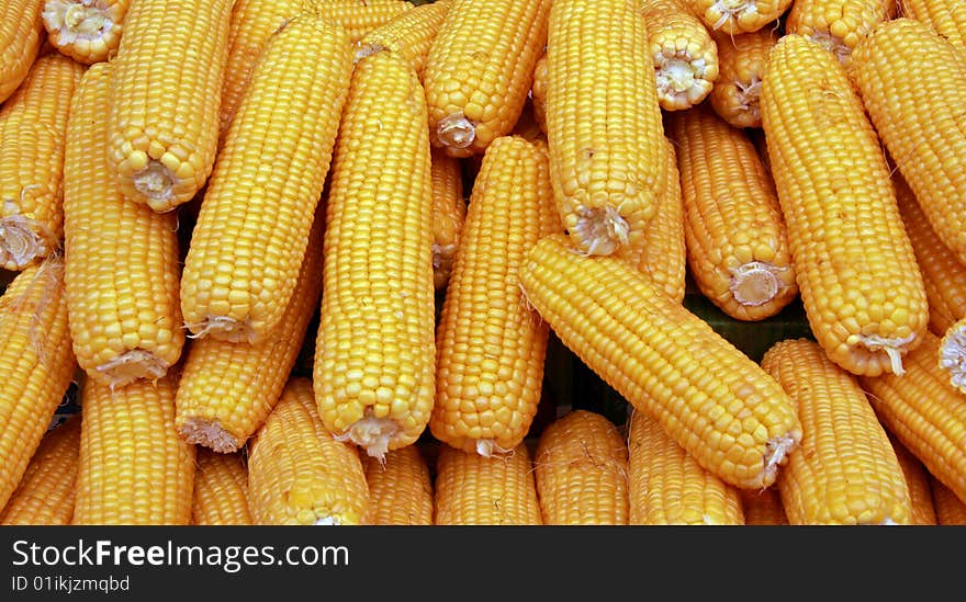 Heap of ears of corn