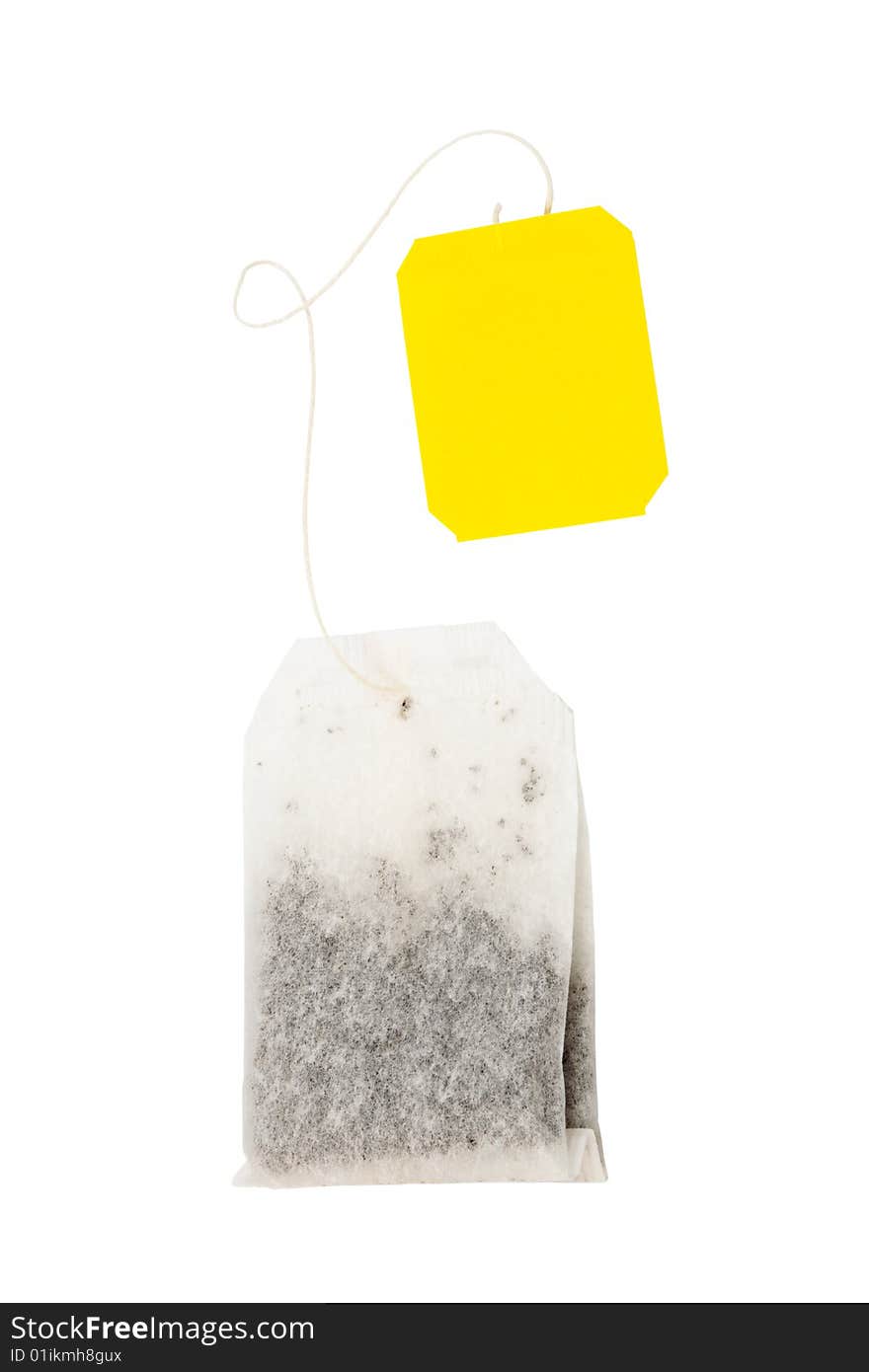 Tea in bags on a white background