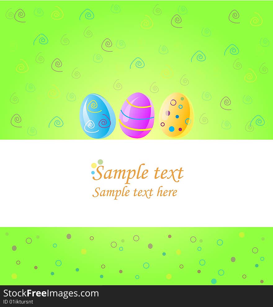 Easter card for your text