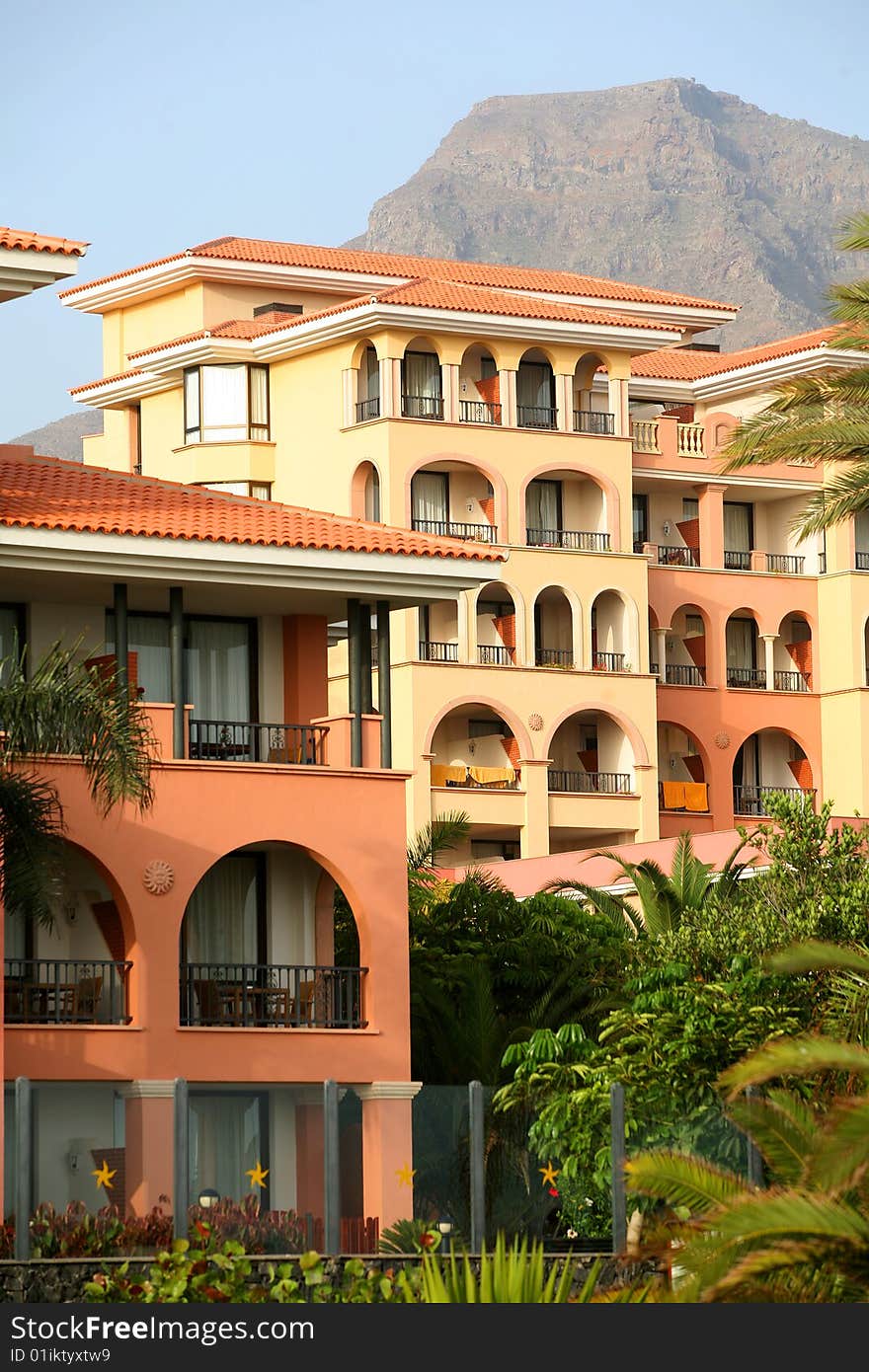 Vacation hotel on Tenerife, Canary island