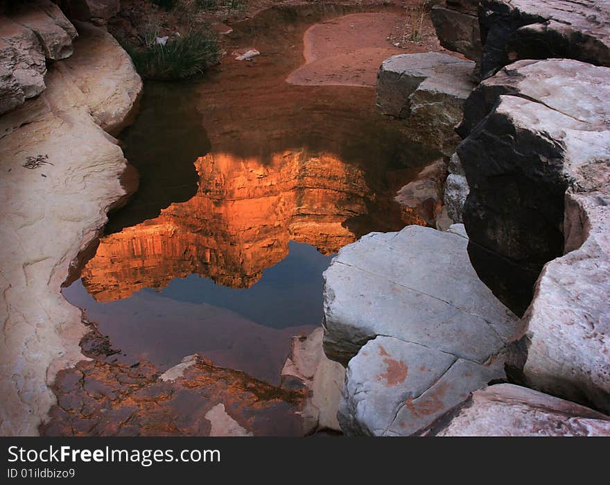 Red Rock Reflection