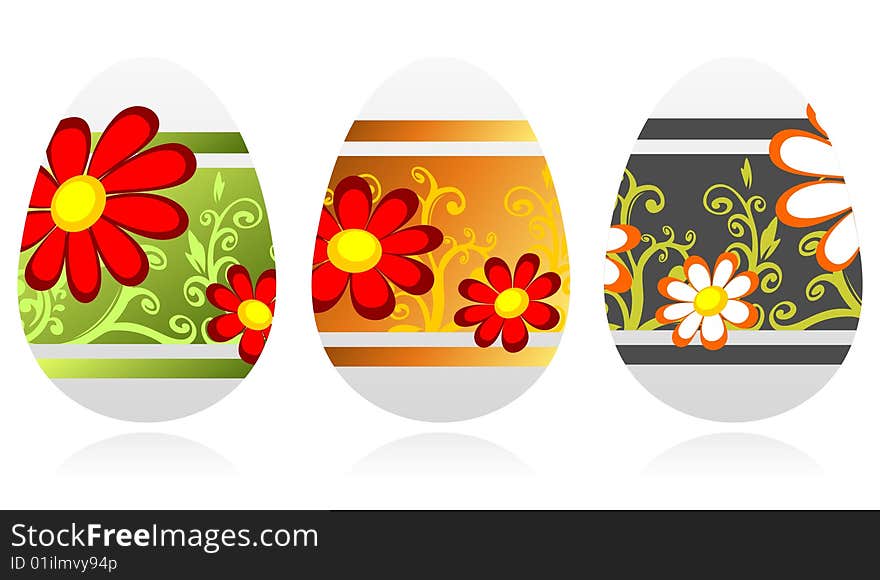 Easter eggs set