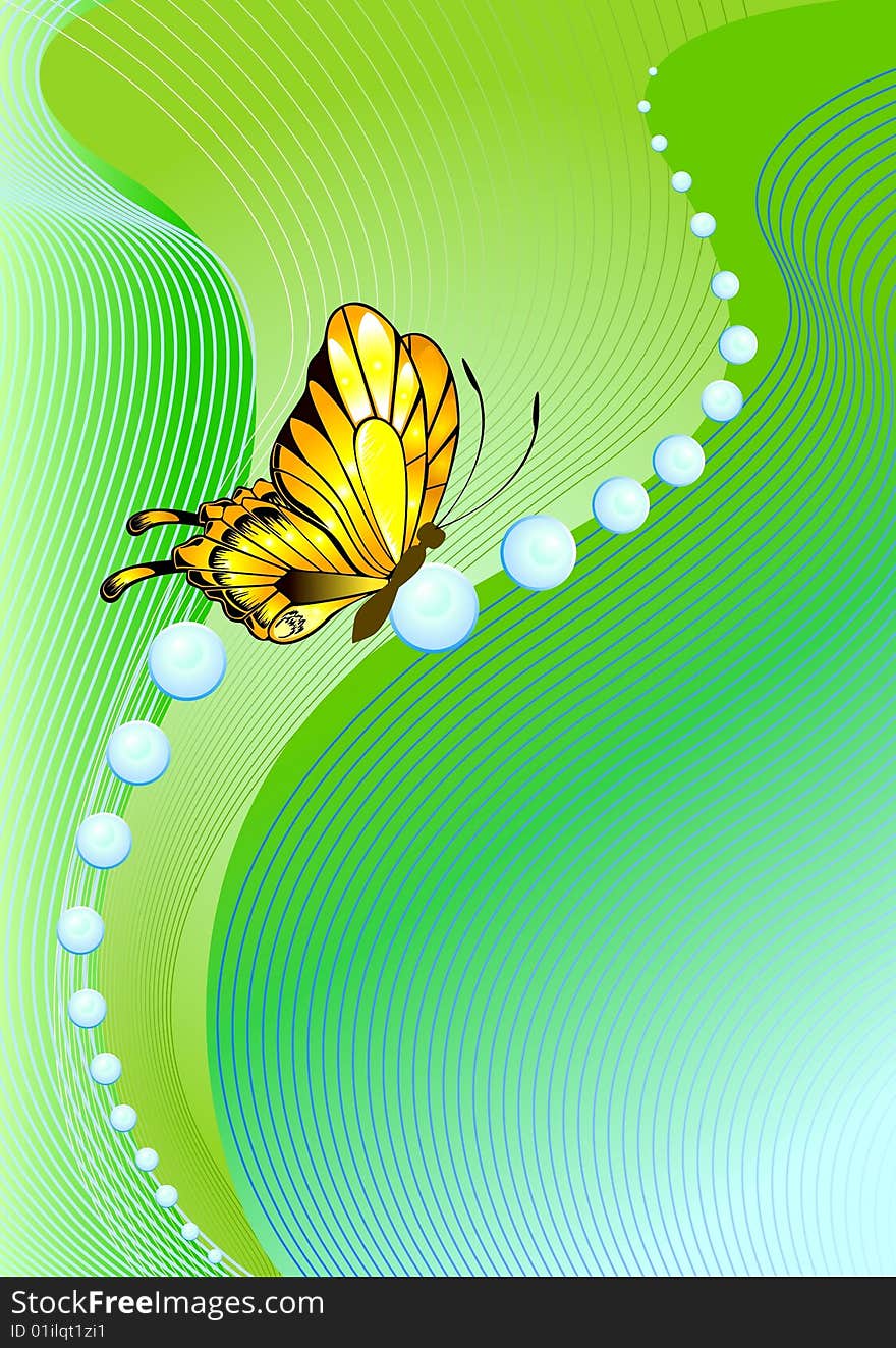 Beautiful background from abstraction and butterflies for design. Beautiful background from abstraction and butterflies for design