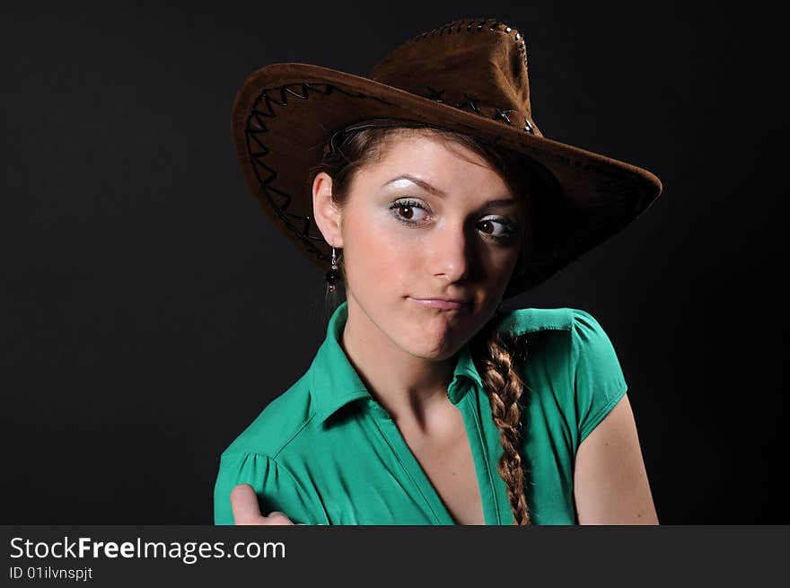 Pretty cowgirl