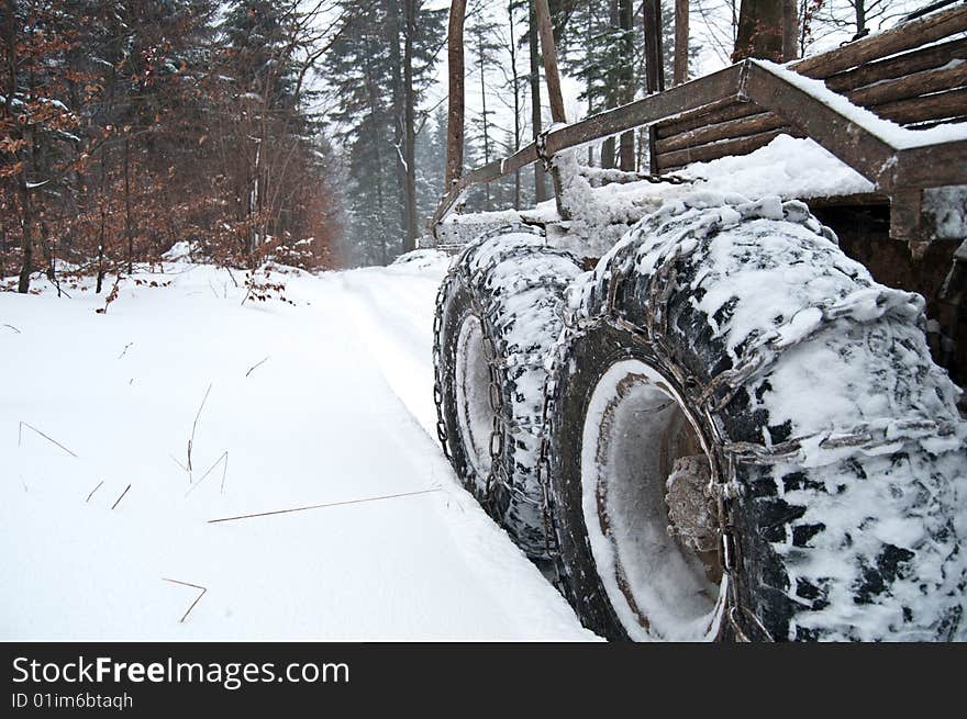 Frozen chains.