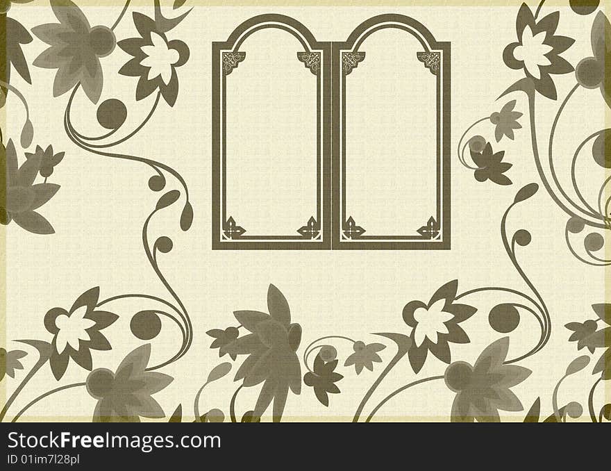 A beautiful background for greetings o invitation cards