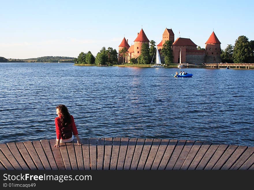 Castle and a lake