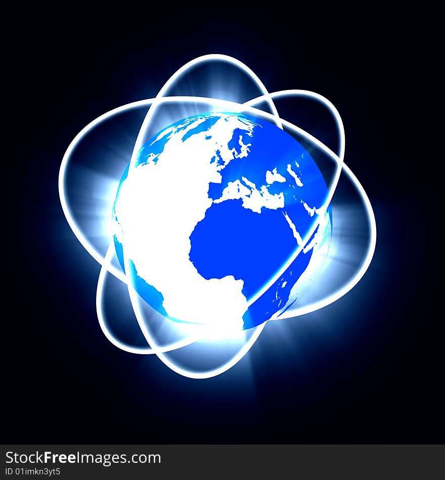 Abstract Globe