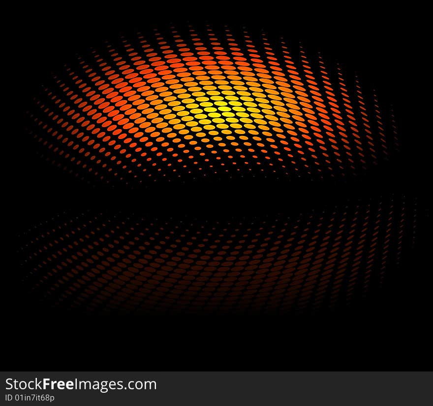 Halftone abstract background. Vector illustration.