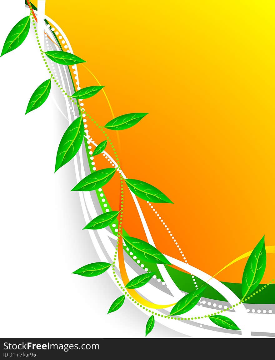 Spring background. Vector. Used mesh. Spring background. Vector. Used mesh.