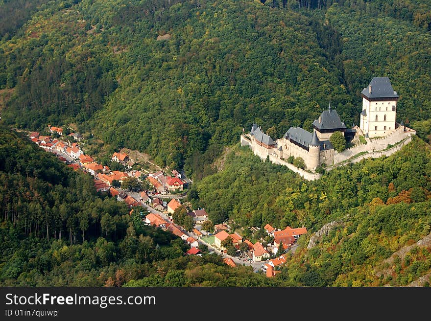 Beautiful Czech castle of Charles IV. Beautiful Czech castle of Charles IV.