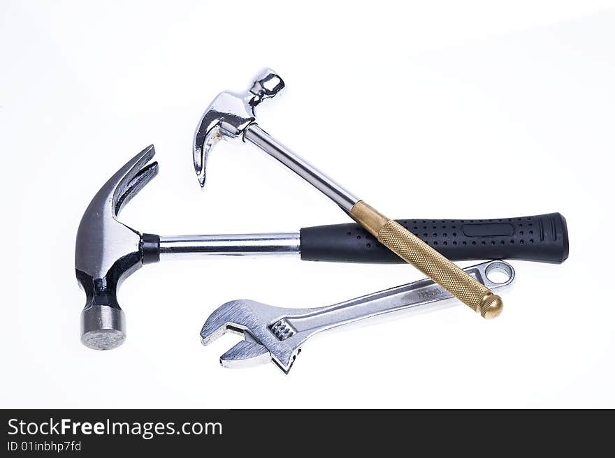 Work Tools  isolated on white background