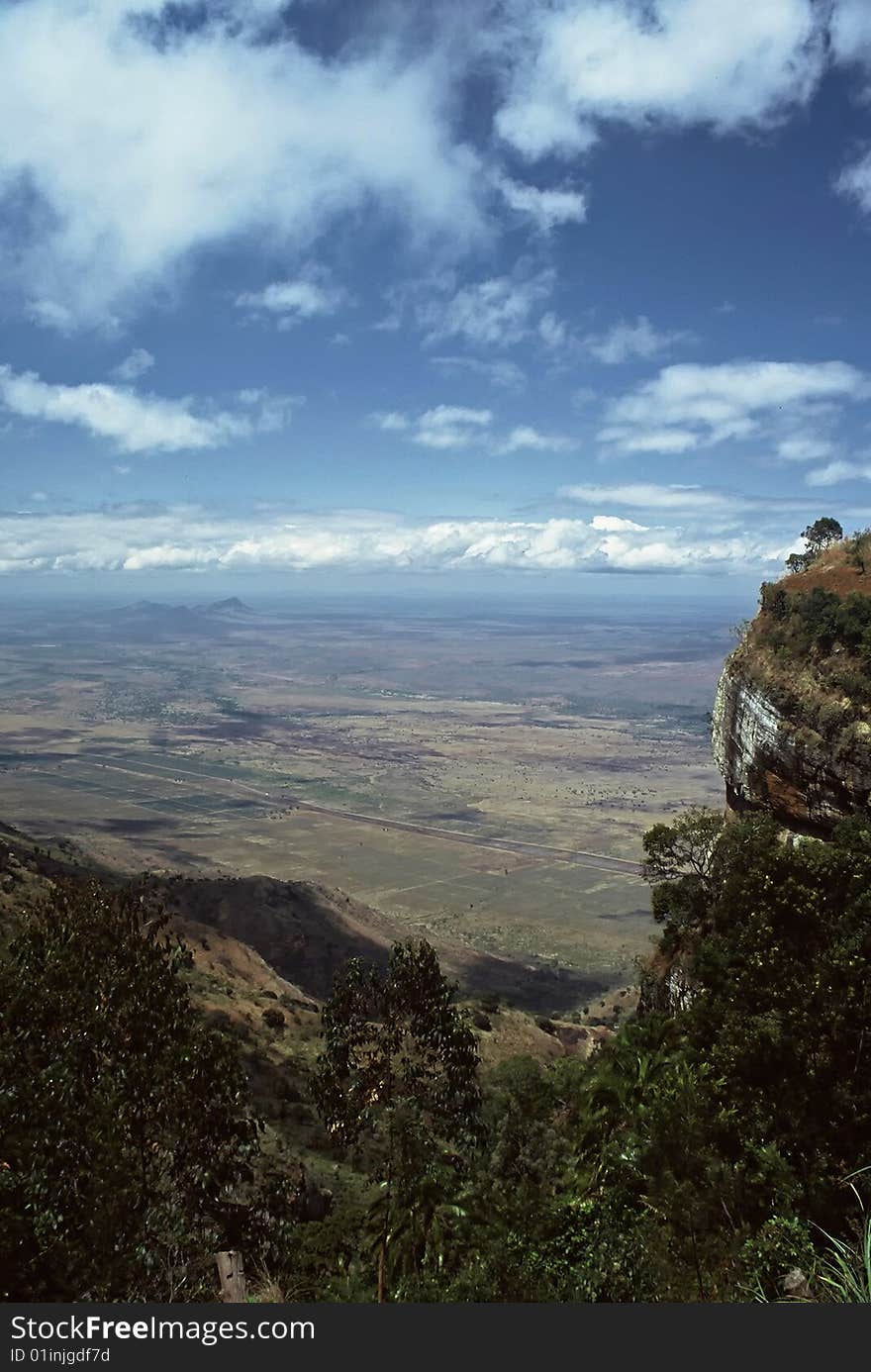 View into plains,Tanzania