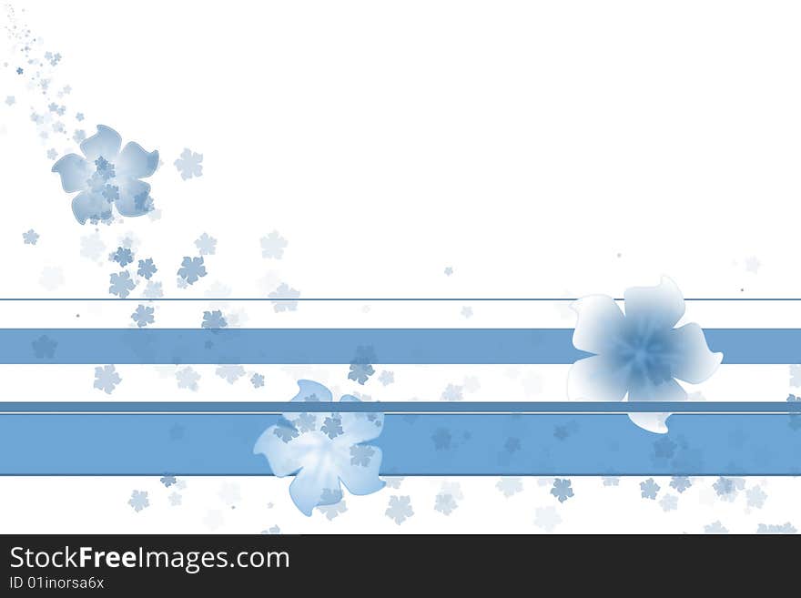 The Abstract background with flower and line. The Abstract background with flower and line.