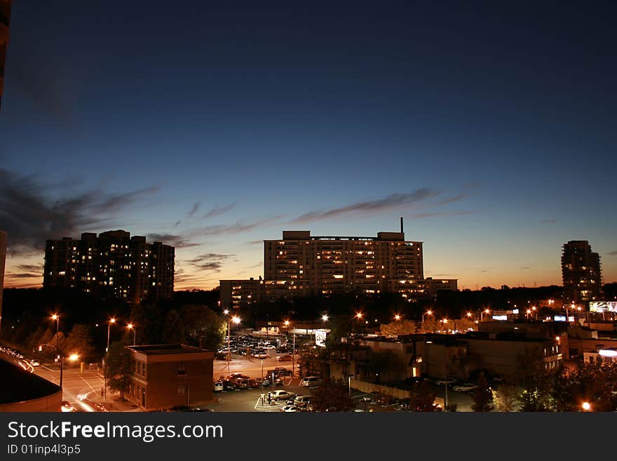 City at Dusk