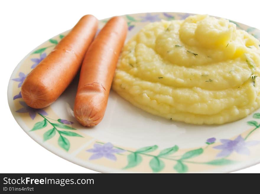 Sausages and mash