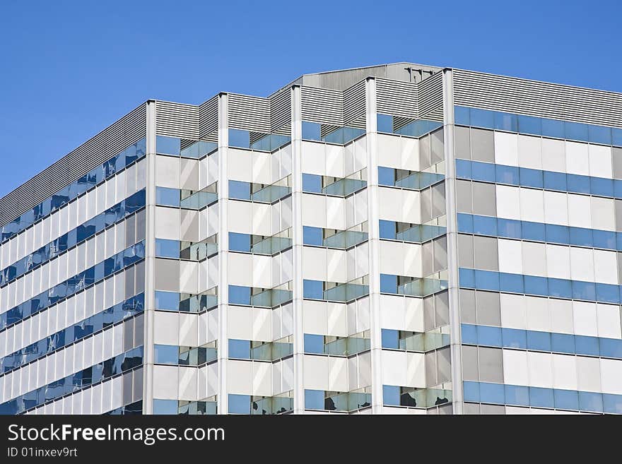 Abstract angles modern of office buildings. Abstract angles modern of office buildings