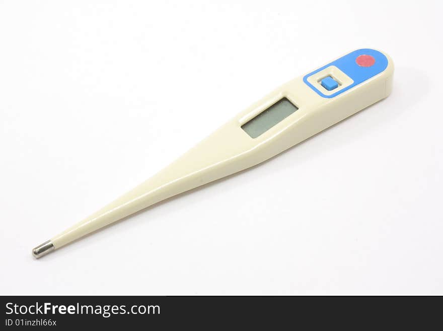 Digital Thermometer isolated on white background. Digital Thermometer isolated on white background.